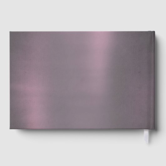 ボヘミアン妖精ボールのガウン | 抑えグラデーションたワインシーン ゲストブック (裏面)