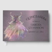 ボヘミアン妖精ボールのガウン | 抑えグラデーションたワインシーン ゲストブック (正面)