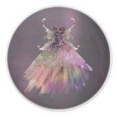 ボヘミアン妖精ボールのガウン | 抑えグラデーションたワインシーン セラミックノブ (正面)