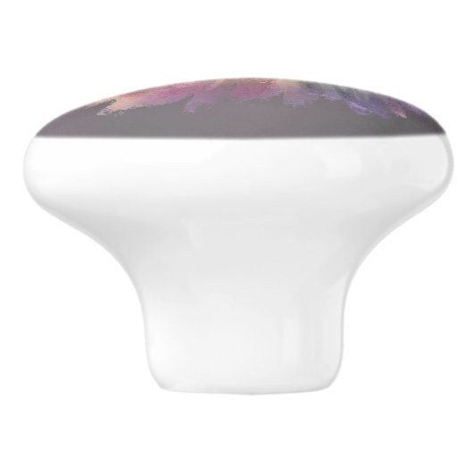 ボヘミアン妖精ボールのガウン | 抑えグラデーションたワインシーン セラミックノブ (側面)