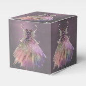 ボヘミアン妖精ボールのガウン | 抑えグラデーションたワインシーン フェイバーボックス (正面サイド)