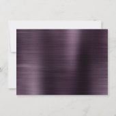 ボヘミアン妖精ボールのガウン | 抑えグラデーションたワインシーン 招待状 (裏面)