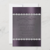 ボヘミアン妖精ボールのガウン | 抑えグラデーションたワインシーン 招待状 (裏面)