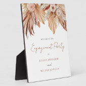 ボヘミアン婚約パーティウェルカムエントランスサイン フォトプラーク (側面)