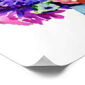 ボヘミアン宝石トーン、付き添い人ブーケ(C) ポスター (角)