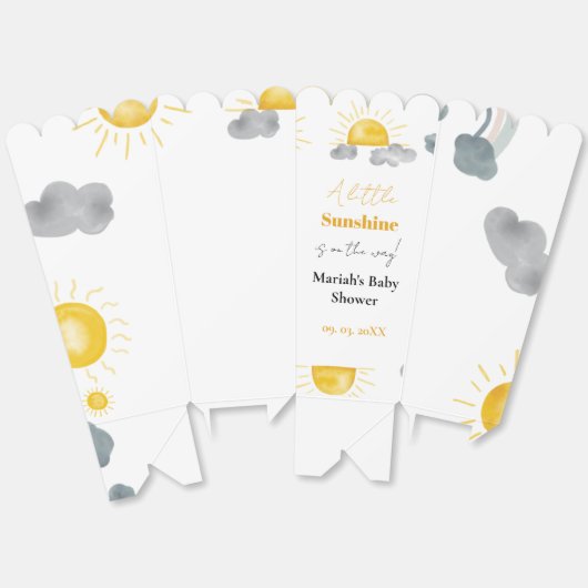 ボヘミアン少し太陽の光は赤ちゃんのシャワー方法である フェイバーボックス (見開き)