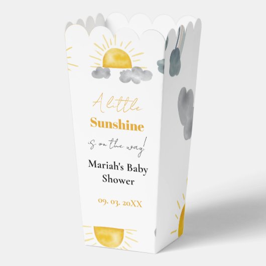 ボヘミアン少し太陽の光は赤ちゃんのシャワー方法である フェイバーボックス (正面)