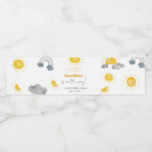 ボヘミアン少し太陽の光は赤ちゃんのシャワー方法である ペットボトルラベル (シングルラベル)