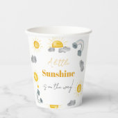 ボヘミアン少し太陽の光は赤ちゃんのシャワー方法である 紙コップ (正面)