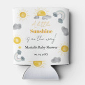 ボヘミアン少し太陽の光は赤ちゃんのシャワー方法である 缶クーラー (裏面)