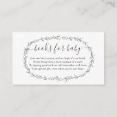 ボヘミアン少年の本の代わりに、ベビーの挿入のための本 エンクロージャーカード (正面)