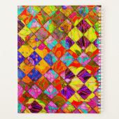 ボヘミアン市松模様にフローラプランナー プランナー手帳 (裏面)