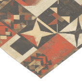 ボヘミアン幾何プリントテーブルランナー ショートテーブルランナー (コーナー)