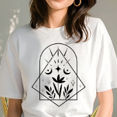 ボヘミアン幾何学三日月ボタニカル トライブレンドＴシャツ