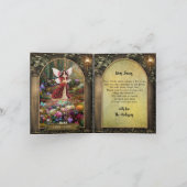 ボヘミアン悔やみや弔慰写真弔問カード サンキューカード (内部)