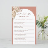 ボヘミアン新郎は何と言ったブライダルシャワー (スタンド正面)