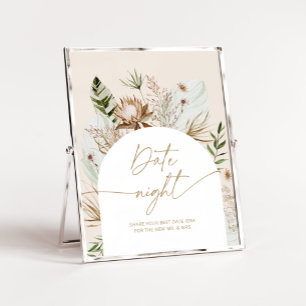 ボヘミアン日付ナイトアイディア。日付jarブライダルゲーム ポスター