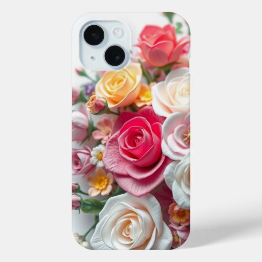 ボヘミアン最高のフローラアートの女の子と女への贈り物 Case-Mate iPhoneケース (裏面)