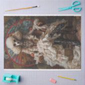 ボヘミアン標準プードルデコページ 薄葉紙 (クラフト)