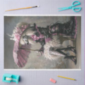 ボヘミアン標準プードルデコページ 薄葉紙 (クラフト)