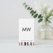 ボヘミアン模様 名刺 (スタンド正面)