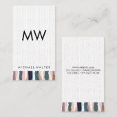 ボヘミアン模様 名刺 (正面/裏面)