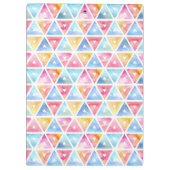 ボヘミアン水カラー三角形 クリップボード (裏面)