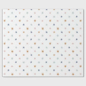 ボヘミアン水彩色のサンズinアーストーン ラッピングペーパー (フラット)