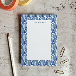 ボヘミアン水彩虹のブルー ポストイット