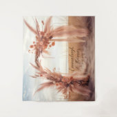 ボヘミアン湿地サンセットアルウェイ タペストリー (正面)