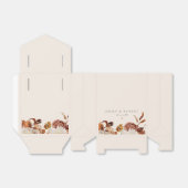 ボヘミアン焼けオレンジ秋フローラ フェイバーボックス (折り畳みなし)