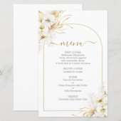 ボヘミアン熱帯メニューカード (正面/裏面)