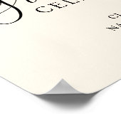 ボヘミアン牧草地の野草は、卒業を歓迎 ポスター (角)