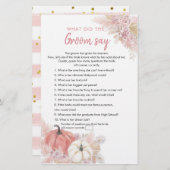 ボヘミアン秋のラブカボチャ何グルームカードを言う (正面/裏面)