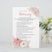 ボヘミアン秋のラブカボチャ何グルームカードを言う (スタンド正面)