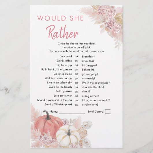 ボヘミアン秋のラブカボチャ彼女はむしろ彼女だろう (正面)