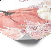 ボヘミアン秋のラブベビーシャワーマモマオーサバーポスト ポスター (角)