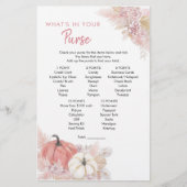 ボヘミアン秋インラブカボチャあなたの財布の中に何があるか (正面)