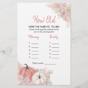 ボヘミアン秋インラブカボチャ歳の両親