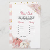 ボヘミアン秋インラブカボチャ歳の両親 (正面/裏面)