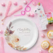 ボヘミアン秋リーフバラブライダルシャワー ペーパープレート (パーティー)