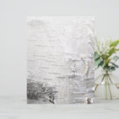 ボヘミアン素朴な田舎のシックな木の樹皮ホワイト樺の木 (スタンド正面)