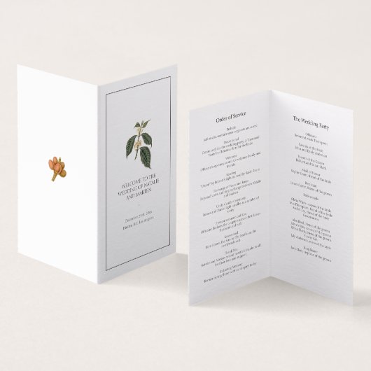 ボヘミアン素朴ウィンターコーヒープラント招待状 (内部&外部)