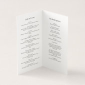 ボヘミアン素朴ウィンターコーヒープラント招待状 (内部)