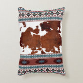 ボヘミアン素朴ウエスタンコウィド アクセントクッション (正面(垂直))