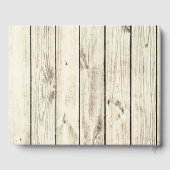 ボヘミアン素朴グリーナリーブライダルシャワーゲストブック ゲストブック (裏面)