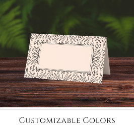 ボヘミアン結婚ジャングルの名刺 プレイスカード