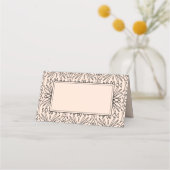 ボヘミアン結婚ジャングルの名刺 プレイスカード (正面)