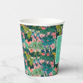ボヘミアン結婚ハイビスカス 紙コップ (右)