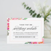 ボヘミアン結婚フローラのWebサイトカード エンクロージャーカード (スタンド正面)